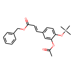 Benzyl (E)-3-acetylcaffeate, TMS