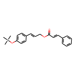 Coumaryl (E)-cinnamate, mono-TMS
