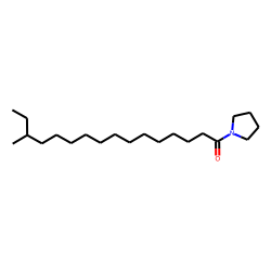 14-Methylhexadecanoic acid, pyrrolidide
