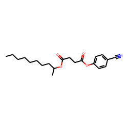 Succinic acid, dec-2-yl 4-cyanophenyl ester
