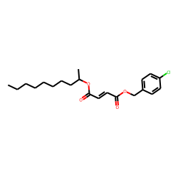 Fumaric acid, 4-chlorobenzyl dec-2-yl ester