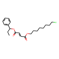 Fumaric acid, 1-phenylprop-1-yl 8-chlorooctyl ester