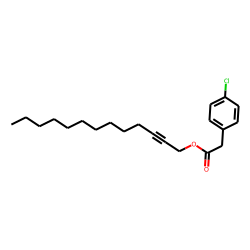 Benzeneacetic acid, 4-chloro-, tridec-2-yn-1-yl ester