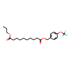Sebacic acid, propyl 4-trifluoromethoxybenzyl ester