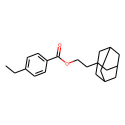4-Ethylbenzoic acid, 2-(1-adamantyl)ethyl ester