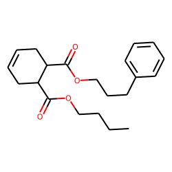 cis-Cyclohex-4-en-1,2-dicarboxylic acid, butyl 3-phenylpropyl ester
