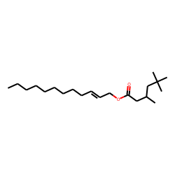 Hexanoic acid, 3,5,5-trimethyl-, dodec-2-en-1-yl ester
