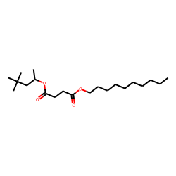 Succinic acid, decyl 4,4-dimethylpent-2-yl ester