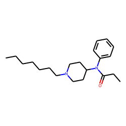 Fentanyl, 4-N-heptyl analogue