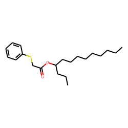 (Phenylthio)acetic acid, 4-tridecyl ester