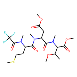 Methionine-asparagine-threonine, N(«alpha»,«epsilon»)-trifluoroacetyl-N-O-permethyl derivative