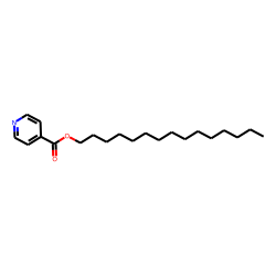Isonicotinic acid, pentadecyl ester