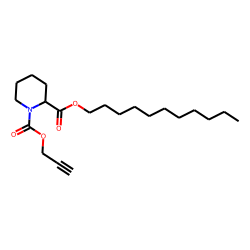 Pipecolic acid, N-propargyloxycarbonyl-, undecyl ester
