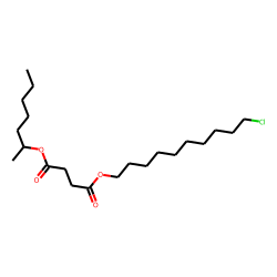 Succinic acid, hept-2-yl 10-chlorodecyl ester