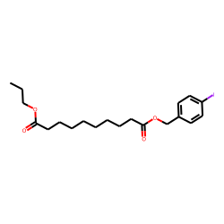 Sebacic acid, 4-iodobenzyl propyl ester
