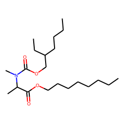DL-Alanine, N-methyl-N-(2-ethylhexyloxycarbonyl)-, octyl ester