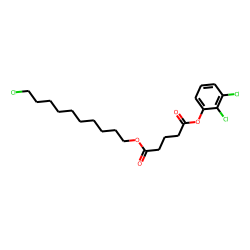 Glutaric acid, 2,3-dichlorophenyl 10-chlorodecyl ester