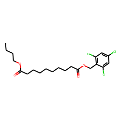 Sebacic acid, butyl 2,4,6-trichlorobenzyl ester