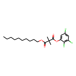 Dimethylmalonic acid, decyl 2,3,5-trichlorophenyl ester