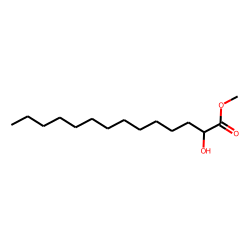 Tetradecanoic acid, 2-hydroxy-, methyl ester