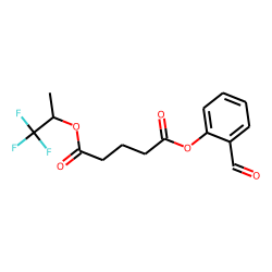 Glutaric acid, 1,1,1-trifluoroprop-2-yl 2-formylphenyl ester