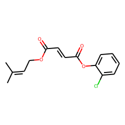 Fumaric acid, 2-chlorophenyl 3-methylbut-2-en-1-yl ester