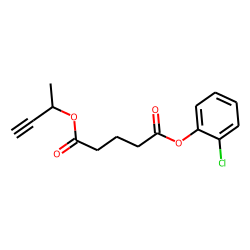 Glutaric acid, but-3-yn-2-yl 2-chlorophenyl ester