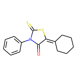 Rhodanine, 5-cyclohexylidene-3-phenyl