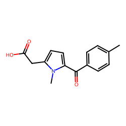 1H-Pyrrole-2-acetic acid, 1-methyl-5-(4-methylbenzoyl)-