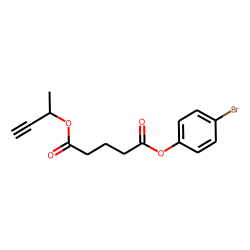Glutaric acid, but-3-yl-2-yn 4-bromophenyl ester