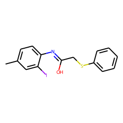 Acetamide, N-(2-iodo-4-methylphenyl)-2-phenylthio-
