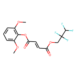 Fumaric acid, 2,6-dimethoxyphenyl 2,2,3,3-tetrafluoropropyl ester