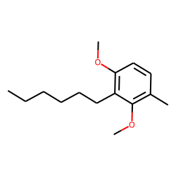 Benzene, 1,3-dimethoxy-2-hexyl-4-methyl