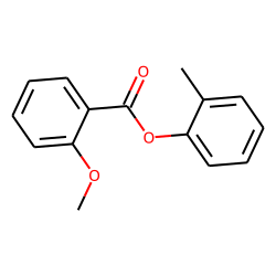 o-Methoxybenzoic acid, 2-methylphenyl ester