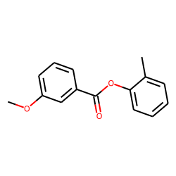 m-Methoxybenzoic acid, 2-methylphenyl ester