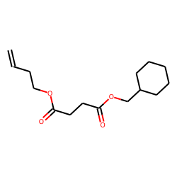 Succinic acid, cyclohexylmethyl but-3-en-1-yl ester