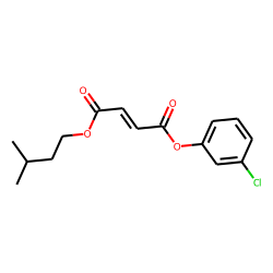 Fumaric acid, 3-methylbutyl 3-chlorophenyl ester
