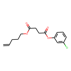 Succinic acid, 3-chlorophenyl pent-4-en-1-yl ester