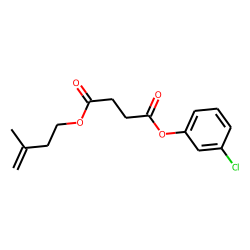 Succinic acid, 3-chlorophenyl 3-methylbut-3-en-1-yl ester