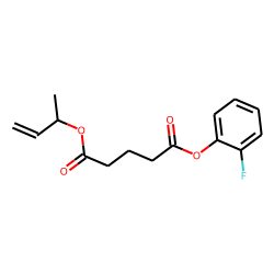 Glutaric acid, but-3-en-2-yl 2-fluorophenyl ester