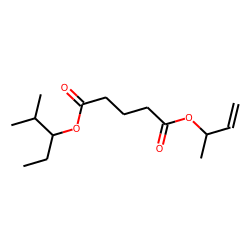 Glutaric acid, but-3-en-2-yl 2-methylpent-3-yl ester