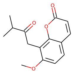 7-Methoxy-8-(3-methyl-2-oxobutyl)-2H-chromen-2-one