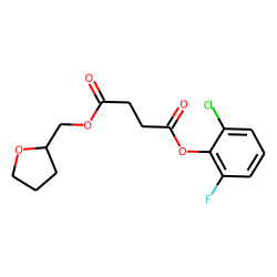 Succinic acid, 2-chloro-6-fluorophenyl tetrahydrofurfuryl ester