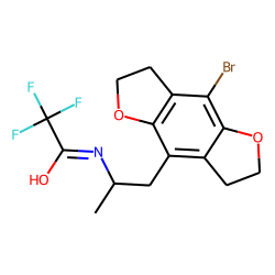 1-(8-Bromo-2,3,6,7-tetrahydrodibenzo[1,2-b; 4,5-b']difuran-4-yl-2-aminopropane, TFA