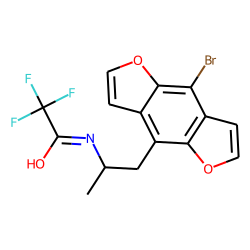 1-(8-Bromo-dibenzo[1,2-b; 4,5-b']difuran-4-yl-2-aminopropane, TFA