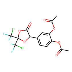 Mandelic acid, 3,4-dihydroxy, DCTFA-acetate