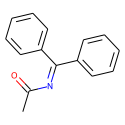 Diphenylmethyleneimine, N-acetyl-
