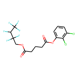 Glutaric acid, 2,3-dichlorophenyl 2,2,3,4,4,4-hexafluorobutyl ester