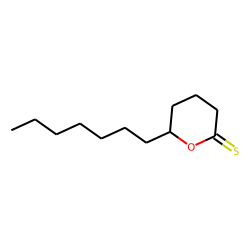 6-heptyl-tetrahydropyran-2-thione