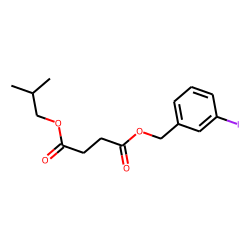 Succinic acid, 3-iodobenzyl isobutyl ester